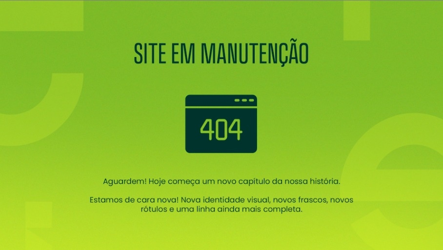 Estamos em manutenção, voltaremos em breve com novidades!