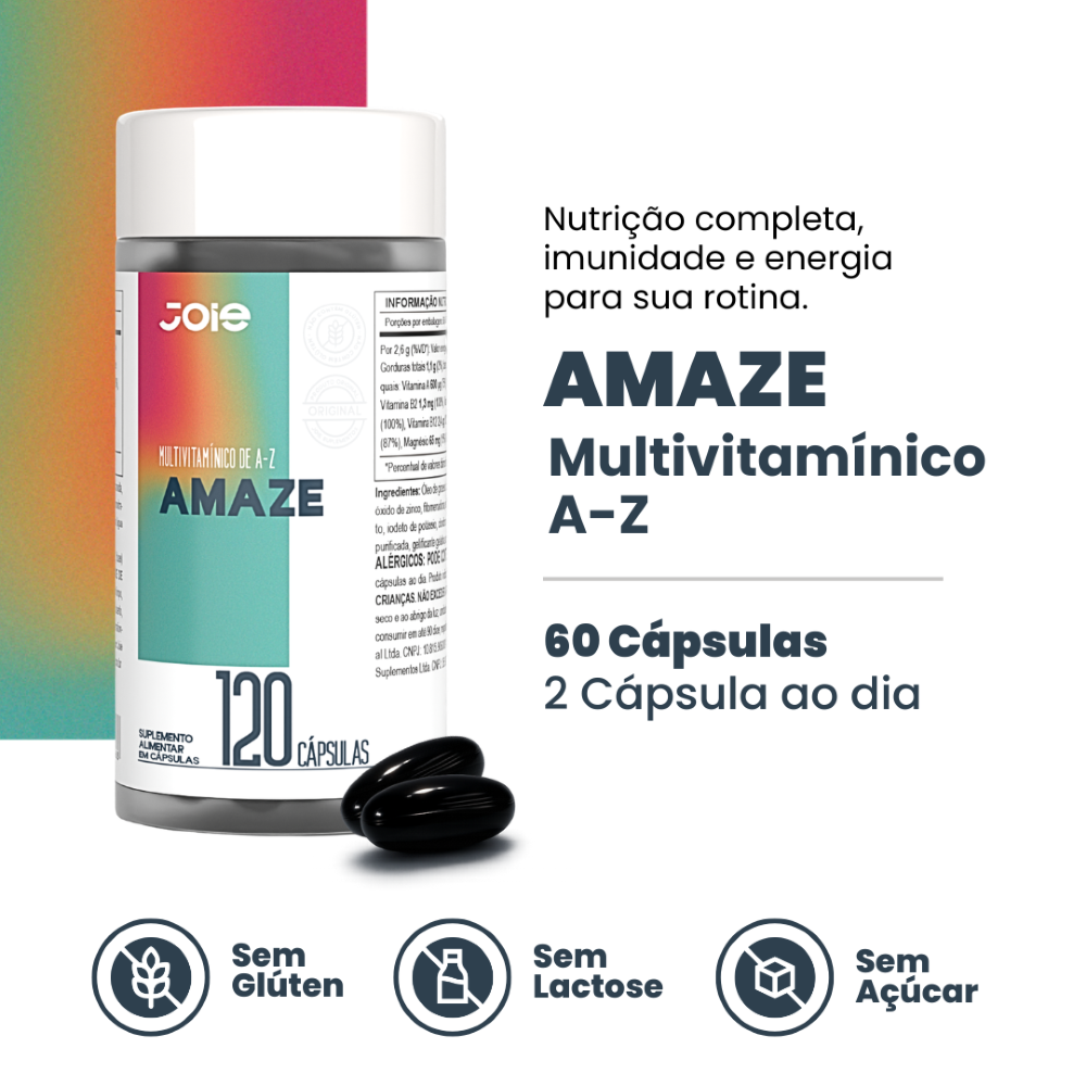 AMAZE - Multivitamínico 120 Caps